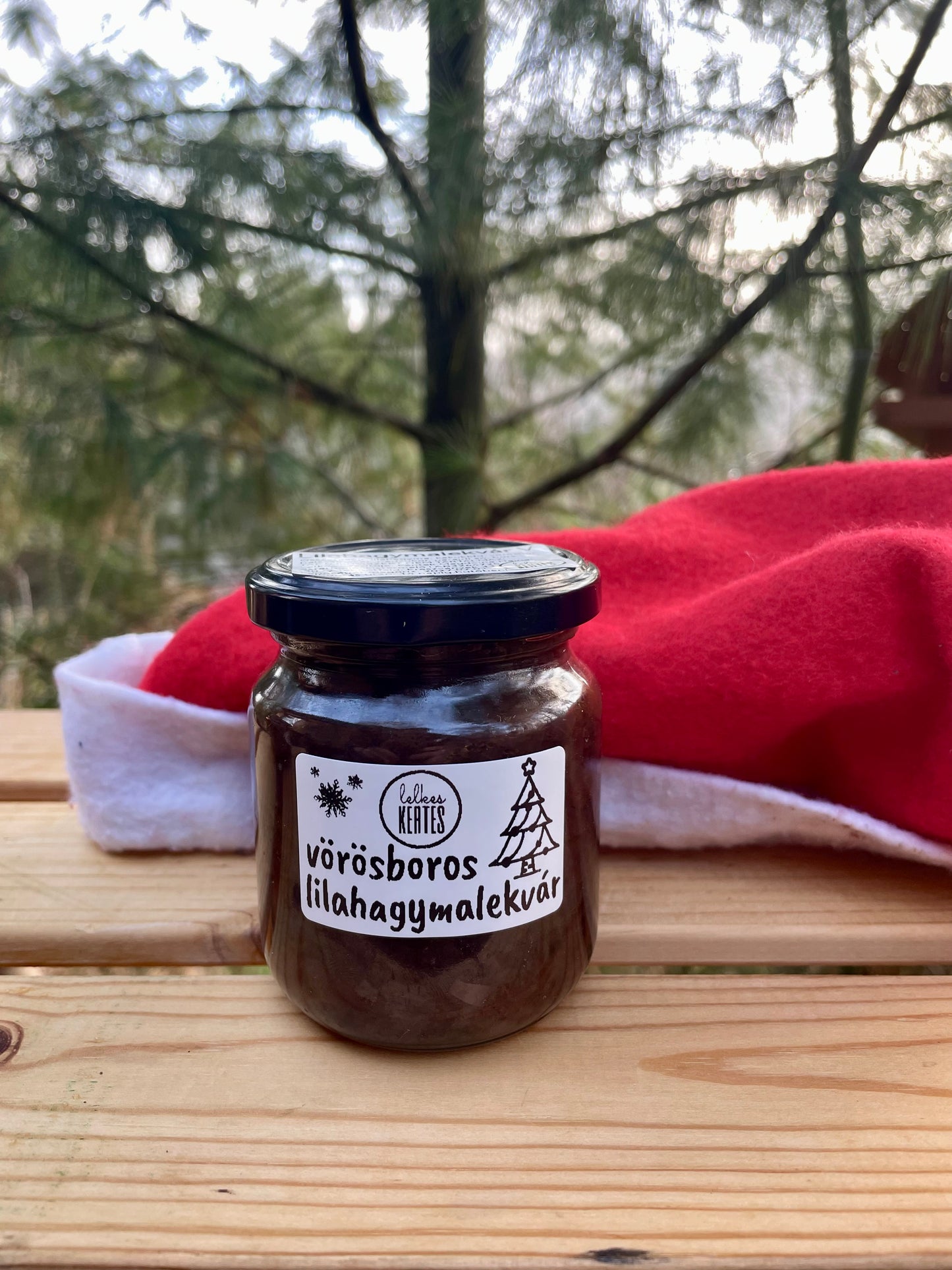 Vörösboros lilahagymalekvár