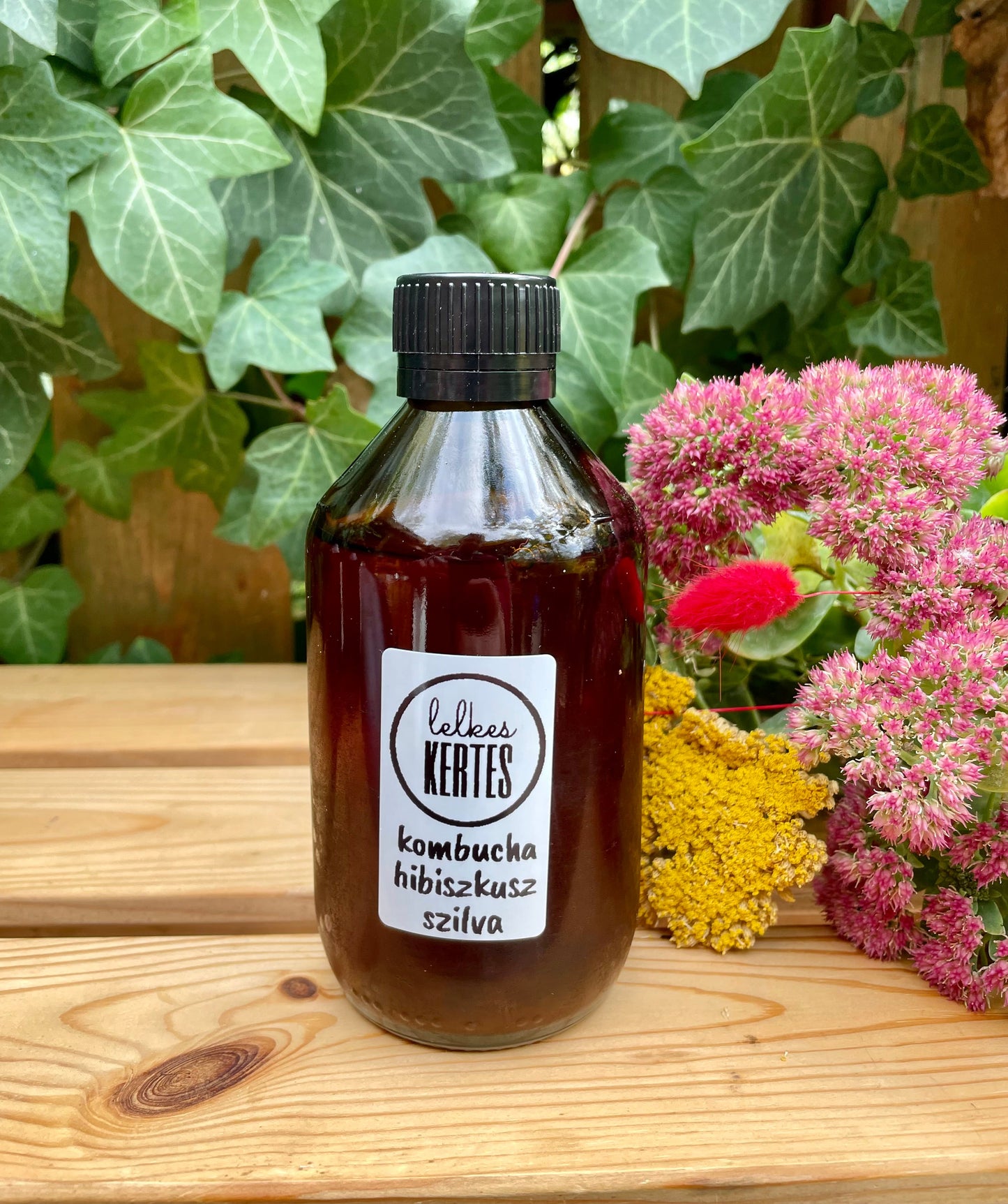 Kombucha hibiszkusz-szilva