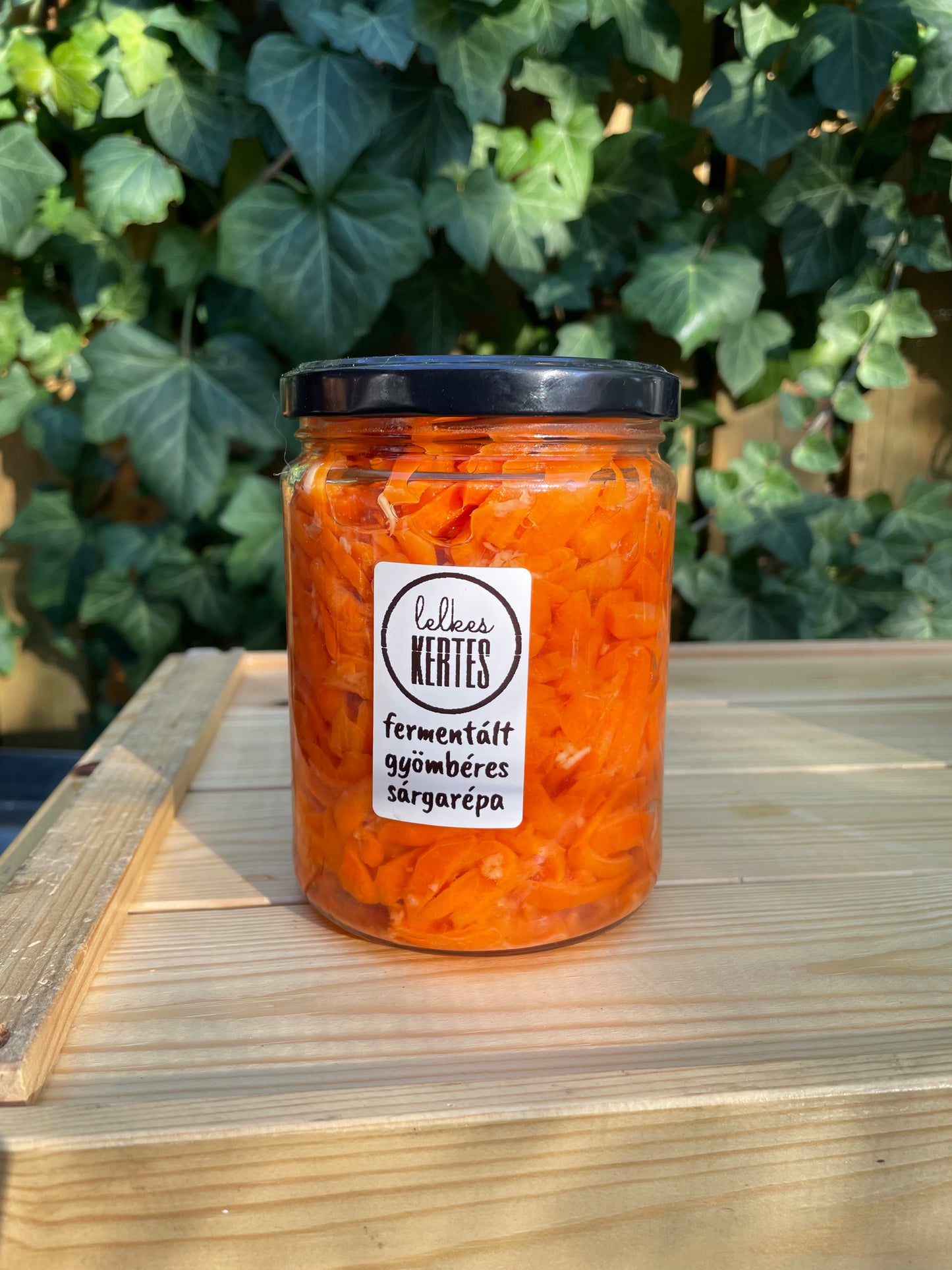 Fermentált gyömbéres sárgarépa