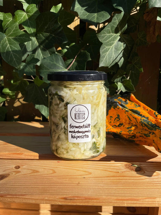 Fermentált medvehagymás káposzta