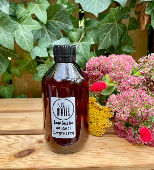 Kombucha narancs-szegfűszeg