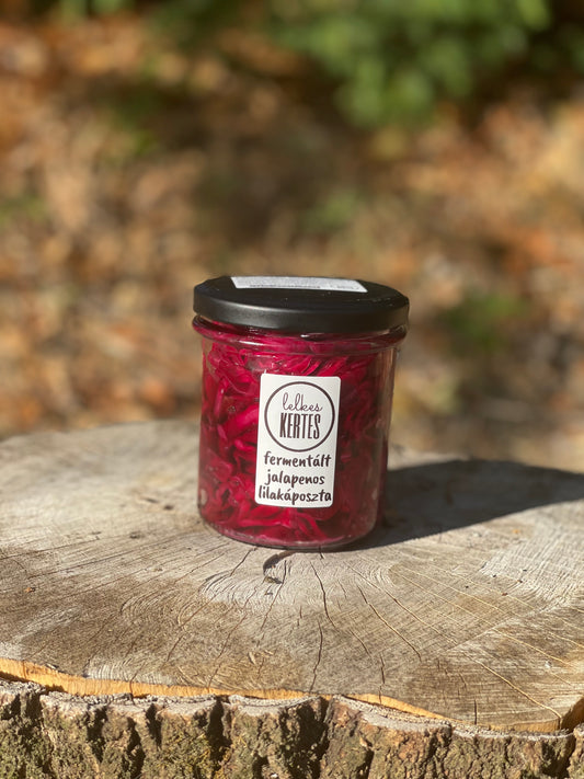 Fermentált jalapeños lilakáposzta