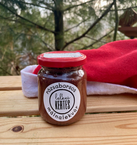 Rózsaborsos málnalekvár